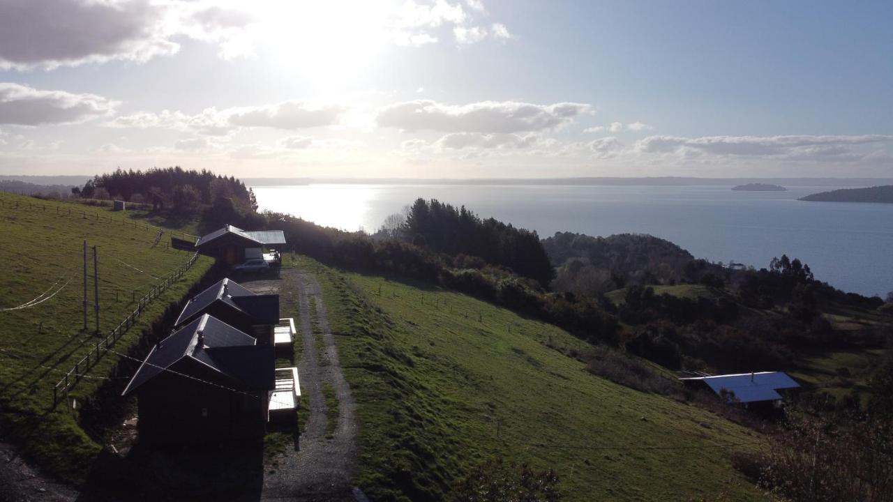 Cabanas Mirador Población Lago Ranco Esterno foto