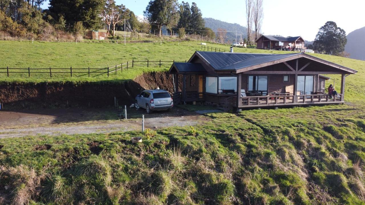 Cabanas Mirador Población Lago Ranco Esterno foto