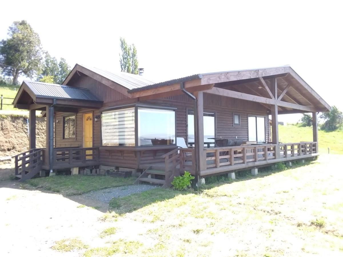 Cabanas Mirador Población Lago Ranco Esterno foto