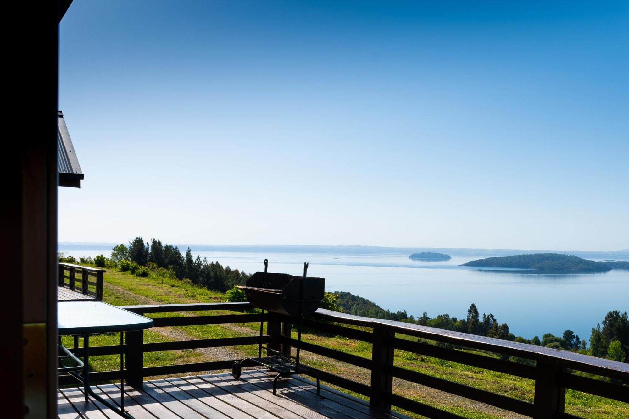 Cabanas Mirador Población Lago Ranco Esterno foto