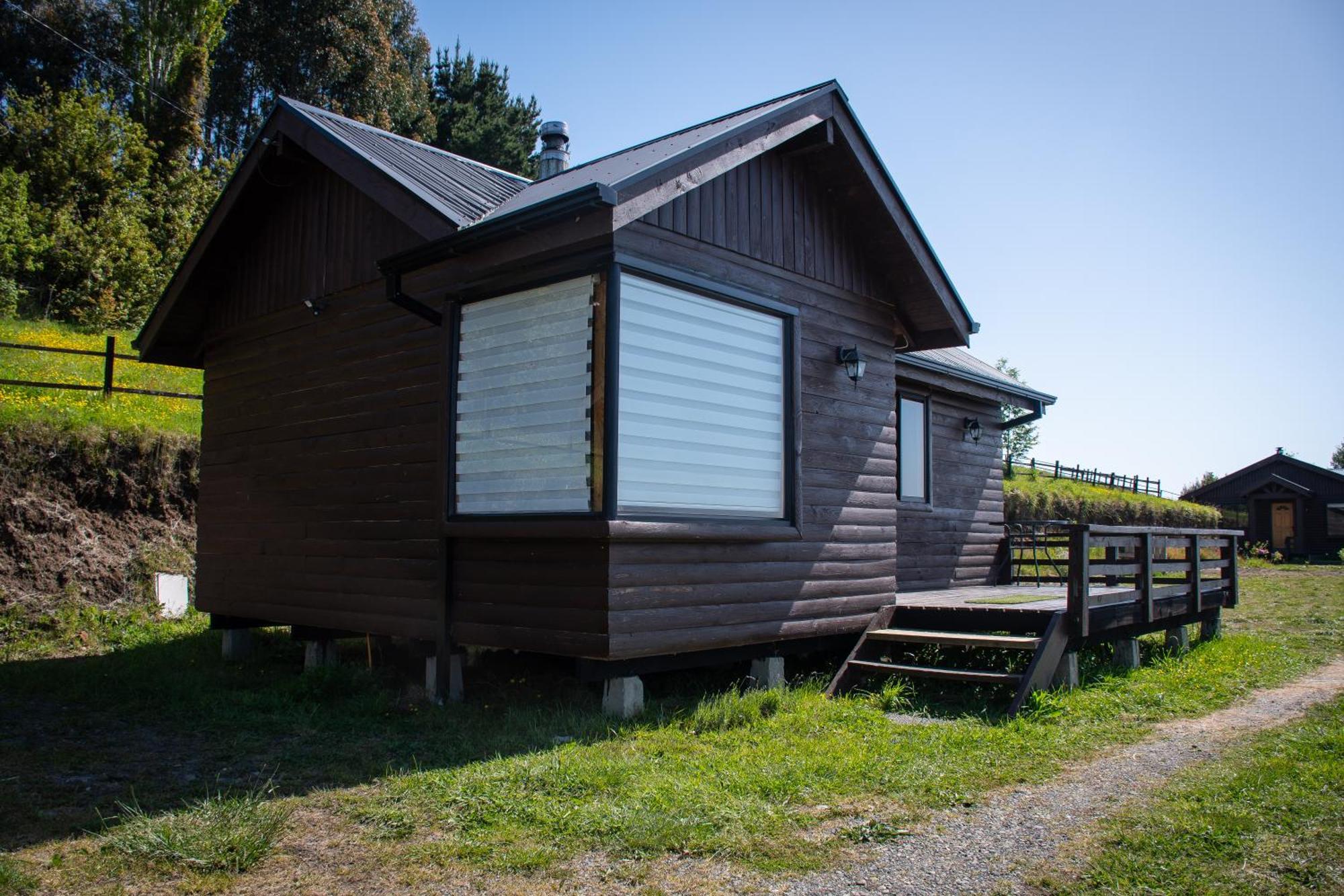 Cabanas Mirador Población Lago Ranco Esterno foto