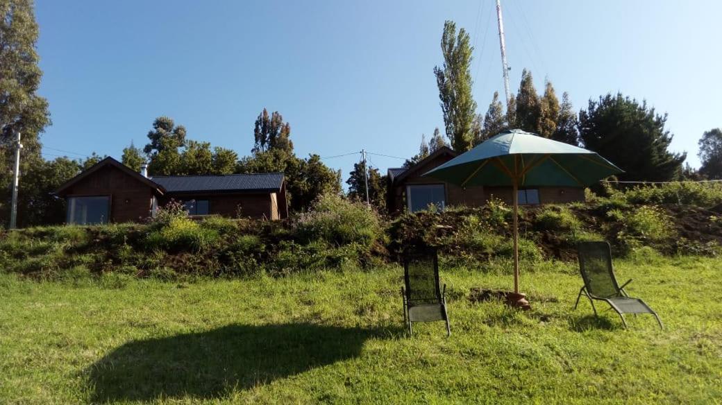 Cabanas Mirador Población Lago Ranco Esterno foto