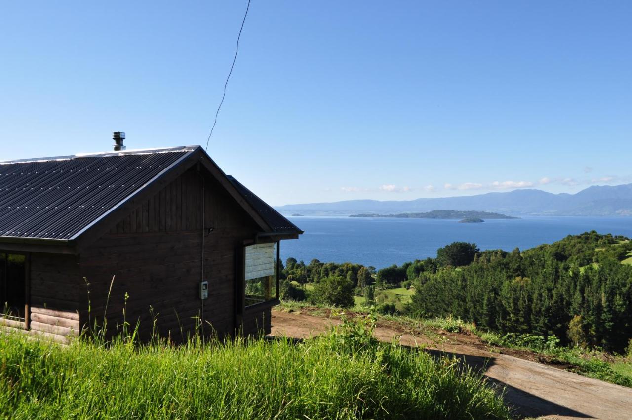 Cabanas Mirador Población Lago Ranco Esterno foto